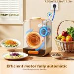 Electric Cheese Grater with 3 Set Blades, Automatic Efficient Slicer & Grater & Shredder for Carrot, Potato, Cabbage & More Vegetables/Salad/Cheese, 4" Large Feed Tube, Built-in Blade Storage Box