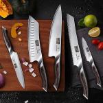HOSHANHO Knife Set with Magnetic Knife Holder, 6 Pieces Japanese High Carbon Stainless Steel Kitchen Knife Sets, Ultra Sharp Professional Chef Knives Sets