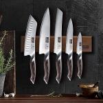 HOSHANHO Knife Set with Magnetic Knife Holder, 6 Pieces Japanese High Carbon Stainless Steel Kitchen Knife Sets, Ultra Sharp Professional Chef Knives Sets
