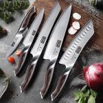 HOSHANHO Knife Set with Magnetic Knife Holder, 6 Pieces Japanese High Carbon Stainless Steel Kitchen Knife Sets, Ultra Sharp Professional Chef Knives Sets