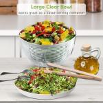 Brieftons 6.2-Quart Salad Spinner with Bowl