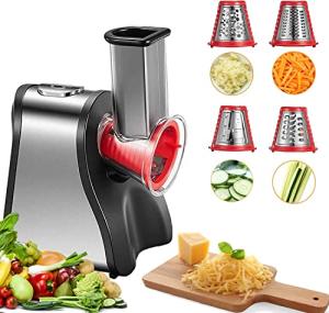 FOHERE Electric Cheese and Salad Grater Slicer