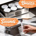 JoyMech Yogurt Maker Machine, 8 Glass Jars with Lids Reusable for Yoghurt, Oatmeal, Pudding, or Jello, Food-Grade Martial, One-touch Control, Homemade Yogurt