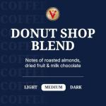Victor Allen's Coffee Donut Shop Blend, Medium Roast, 80 Count, Single Serve Coffee Pods for Keurig K-Cup Brewers