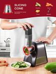 FOHERE Electric Cheese and Salad Grater Slicer