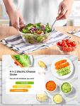 FOHERE Electric Cheese and Salad Grater Slicer