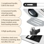 5L 1300W Deep Fryer with 3 Baskets, Yangbowan Electric Deep Fryer for Home Use, with Time & Temperature Control, Stainless Steel Lid with Viewing Window and Perfect for Kitchen, Fish Fry