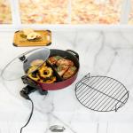 Curtis Stone Dura-Pan 14" Electric Skillet with Removable Divider (Renewed)