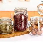 Set of 4 Wide Mouth Mason Jars 32 oz