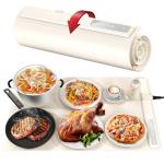 Food Warming Mat - Fast & Full Surface Heating, Silicone Heat Pad with 3 Adjustable Temperature Settings for Buffets Parties, Rollable Electric Warming Tray,Kitchen Heated Plate,Countertop Food Warmer