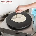 Echaprey Professional T Shape Stainless Steel Crepe Maker Batter Spreader to Fit Large Crepe Pan Maker 3 Pcs (5", 7" Spreaders and 12" Spatula)