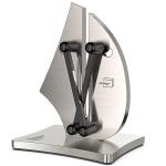Grihot VN3 Professional Knife Sharpener | 3-Action Streamlined Sailboat Design for Effortless Knife Sharpening - The Ultimate Tool for Precision 11 to 21 Degree Angles (Upgrade Stainless Steel)