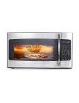 Commercial Chef 1.7 Cu. Ft. Over-The-Range Convection Microwave Oven, 1000 Watt Microwave with 10 Power Levels, 1400W Convection Oven with Air Fryer，CHMRC17GS, Stainless Steel