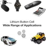 40 Pack CR2032 Batteries, 3V Lithium Coin Battery for Small Electronic Devices, 5 Year Shelf Life