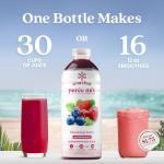 Smartfruit Blooming Berry + Antioxidants, 100% Real Fruit Pure, Non-GMO, No Additives, Vegan - 48 Fl. Oz - 2 Pack