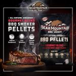 Bear Mountain All Natural Gourmet Blend Wood Pellets for Smoker, Grill & BBQ, 20 Lbs