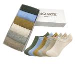MAGIARTE Low Cut No Show Cotton Socks Multi Color Invisable Non Slip athletic Socks for Women and Men 6 Pairs (color#04M)