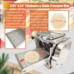Yokoma Commercial Tortilla Machine Corn Tortilla Making Machine 7.1" Diameter Automatic Tacos Making Machine 0.04"-0.24" Tacos Making Machine Automatic Chapatti Machine, AC110V 0.04"-0.24" Thickness