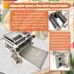 Yokoma Commercial Tortilla Machine Corn Tortilla Making Machine 7.1" Diameter Automatic Tacos Making Machine 0.04"-0.24" Tacos Making Machine Automatic Chapatti Machine, AC110V 0.04"-0.24" Thickness