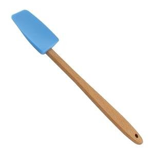 Mini Silicone Spoon and Spatula, 7.75", Blue