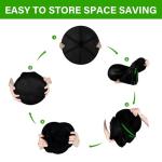 Simple Deluxe 2 Layer 24'' Herb Drying Rack with Hook, Zippered Design Hanging Dry Mesh Folding Basket Dryer for Clothes, Herbs