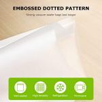 Bonsenkitchen Precut Vacuum Bags 100 Quart 8" x 12", BPA Free, Commercial Grade Textured Food Sealer Bag, Thick Embossed Bags for Storage and Sous Vide Cooking VB3205