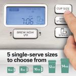 Hamilton Beach FlexBrew Trio 2-Way Coffee Maker, Compatible with K-Cup Pods or Grounds, Combo, Single Serve & Full 12 Cup Coffee Pot, White, Fast Brewing, Removeable Reservoir