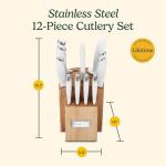 Cuisinart 12pc Stainless Steel Knife Set