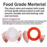 LitKiwi 5PCS Beer Keg Coupler Check Valve & 5PCS Beer Washer Gaskets,Gas Check Valves Beer Keg Coupler Accessories Kit for Sankey Couplers D Type Coupler Replacement