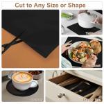 Gartful 78.7 x 15.7 inch Extra Large Silicone Mat for Kitchen, Non Slip Countertop Protector Heat-Resistant Multipurpose Pad for Dinner Table, Coffee Bar, Black