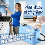 60.87oz Heavy Duty Steam Cleaner 10s Rapid Heating Handheld Steam Cleaner for Home, Steamer for Cleaning for Home, Car, Grout, Tile, Floor, Dirt