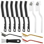 4TH Crevice Cleaning Brush Set–Household Deep Cleaning Supplies, Perfect for Small Spaces, Grout, and Tough Tasks -12 Pack