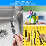 4TH Crevice Cleaning Brush Set–Household Deep Cleaning Supplies, Perfect for Small Spaces, Grout, and Tough Tasks -12 Pack