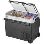 VEVOR Portable Car Refrigerator, 12 Volt Car Refrigerator Fridge, 58 L / 61.5 QT Dual Zone Portable Freezer, -4℉-68℉ Adjustable Temperature, Compressor Cooler for Home, Outdoor, Camping, RV, Car