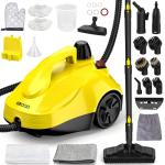 KROQO Multi-Purpose Steam Cleaner with 23 Accessories. Powerful steam cleaner effortlessly tackles grease and grime on any surface. 16.4-foot extra-long power cord delivers exceptional coverage.