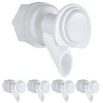 5PC Upgrade Push-Button Cooler Spigot Replacement, Compatible with Igloo 2, 3, 5 and 10 Gallon Beverage Coolers, Durable Water Cooler Spigot for 2-10 Gallon Water Jugs Replacement Part