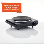 IMUSA Single Electric Hot Plate, Black