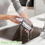 FYONIO Electric Cheese Grater, 5 in 1 Salad Maker with Stainless Steel Blades, 350W Electric Slicer Shredder/Slicer, Electric Salad Machine for Cheeses, Fruits, Vegetables