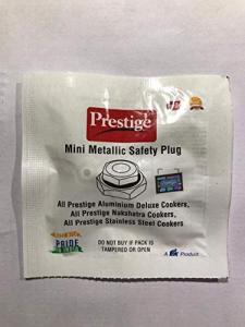 PRESTIGE Alpha Deluxe+ Aluminum Pressure Cooker New Safety Valve, Small, Stainless Steel, Alpha Deluxe Deluxe+ Aluminum Steel