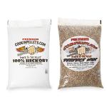 CookinPellets Premium Hickory Grill Smoker Smoking Wood Pellets and Perfect Mix Hickory Cherry, Hard Maple, Apple Wood Pellets, 40 Pound