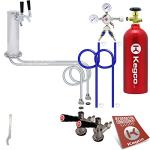 Kegco 2-Product Kegerator Conversion Kit with CO2 Tank