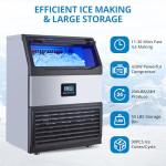 GarveeTech 200LB Stainless Steel Ice Maker Machine
