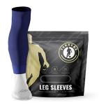 Tekkerz Leg Sleeves - Small, Medium, Extra Long (Navy Blue, Medium)