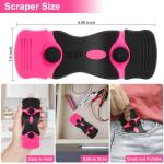 THINKWORK Razor Blade Scraper - Pink Razor Scraper Gift for Women, 2-in-1 Scraper Tool Set with 20Pcs Razor Blades for Removing Window Labels, Decals, Stickers, Glass Stove Top (2 Pack)