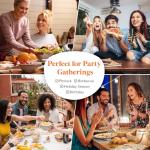 Lifewit Round Insulated Casserole Carrier for Hot and Cold Food, Pie Carrier Bag, Cake Carrier Casserole Dish Carrying Case for Potluck Parties Picnic, Fits 12.5" Baking Dish, Black