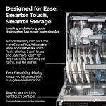 Kenmore Elite 24" Built-in Stainless Steel Tub Dishwasher TurboDry, QuietWash, SmartWash & TurboFlex Third Rack-15 Place Settings-42 DBA, Energy Star Certified, Fingerprint Resistant