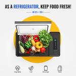 BougeRV 12 Volt Refrigerator 12V Car Fridge 30 Quart Portable Freezer Compressor Cooler Compressor Freezer, 12/24V DC 110~240V AC, -8℉~50℉ for Truck RV SUV (Black)
