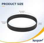 KEEPOW Replacement Belts for Hoover Vacuum Elite Rewind Plus UH71200, UH71012, UH71013, UH71003, UH71011, UH71009, UH72003, UH72011, Replace Part 562932001 (4 Pack)
