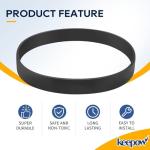 KEEPOW Replacement Belts for Hoover Vacuum Elite Rewind Plus UH71200, UH71012, UH71013, UH71003, UH71011, UH71009, UH72003, UH72011, Replace Part 562932001 (4 Pack)