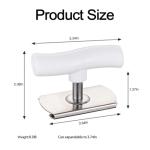 Jar Opener for Weak Hands, Manual Twisting Can Top Remover, Adjustable Stainless Steel Lid Loosener, Gripper Tight Lid Opener for Seniors, Arthritis, Kitchen Gadgets